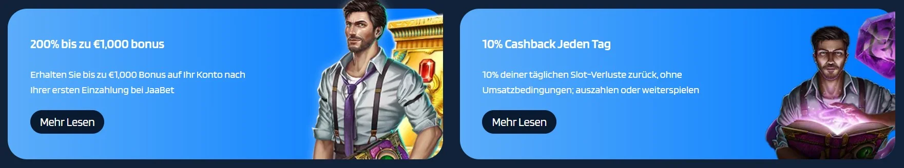 JaaBet Casino Bonusangebote