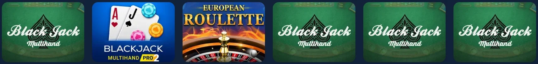 JaaBet Casino Tischspiele